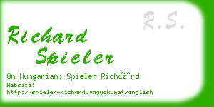 richard spieler business card